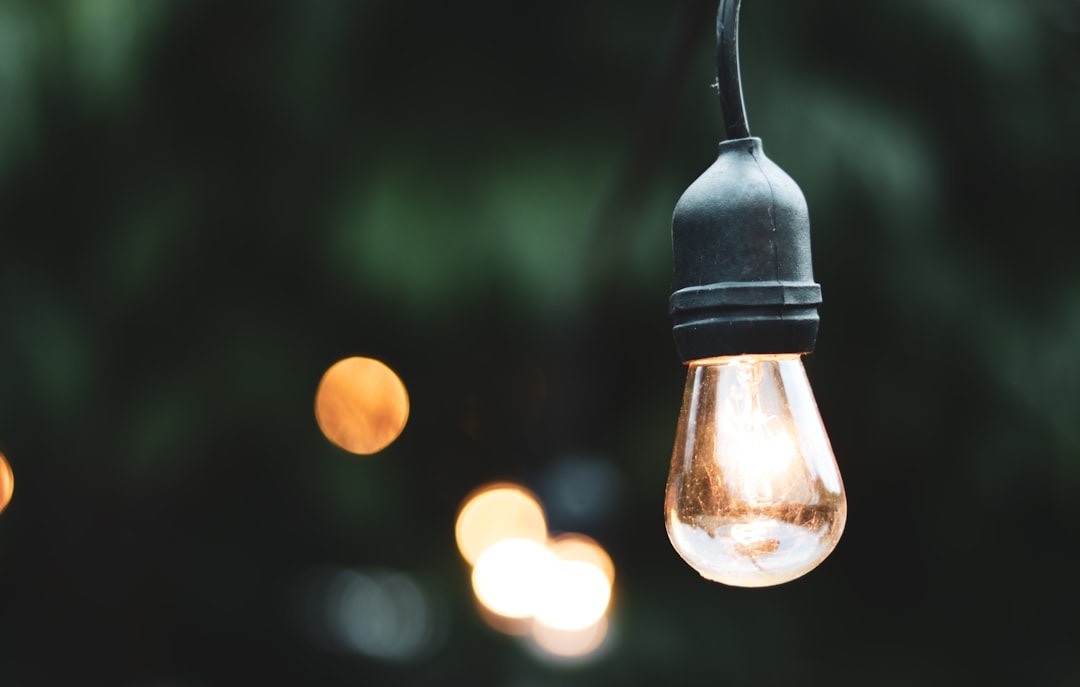 lighted bulb
