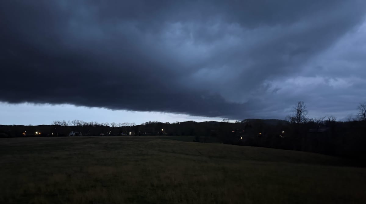 There's been a change in the weather service